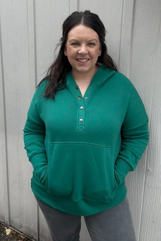 PINK FRIDAY Snap Sweatshirts