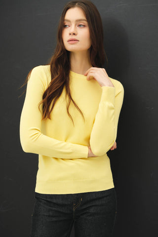 Amelia Viscose Crew Neck Sweater