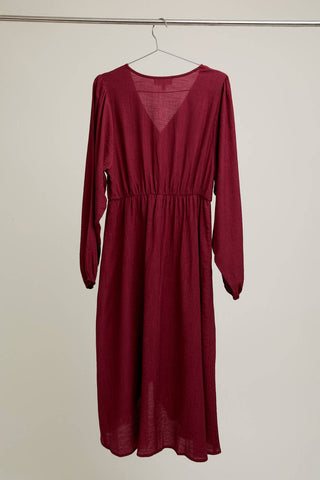 Dakota Surplice Flare Midi Dress