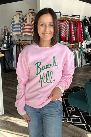 Beverly Hills Sweatshirt - The Funky Zebras Clear Lake