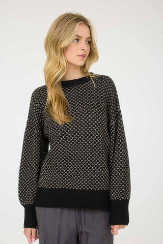 Sara Jacquard Sweater