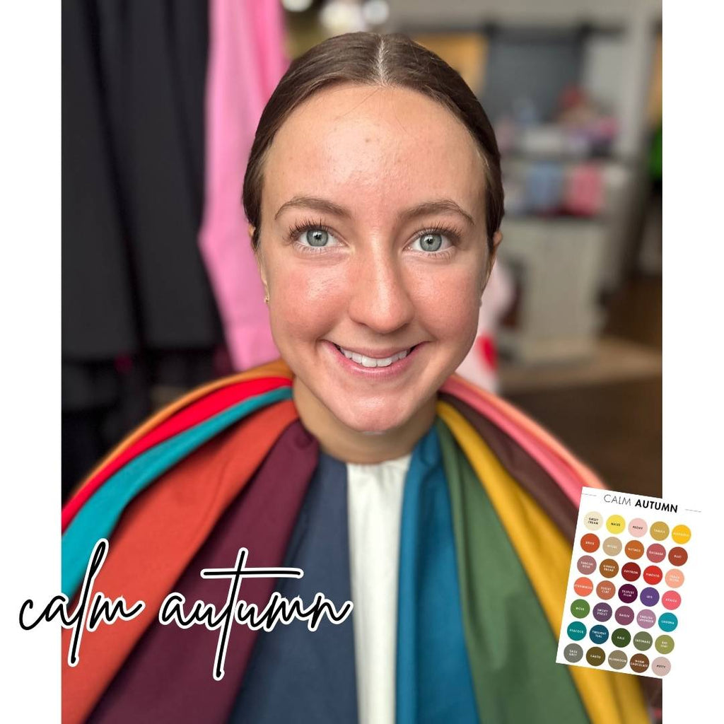 Calm Autumn color analysis results 