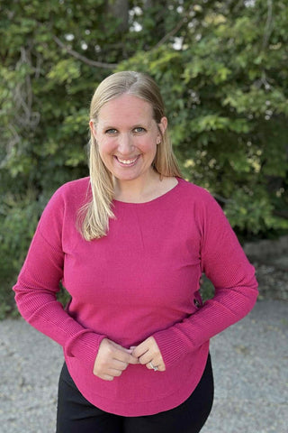 Charlie B Hibiscus Boat Neck with Buttons - The Funky Zebras Clear Lake