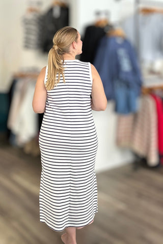 Charlie B Sleeveless Scuba Dress - The Funky Zebras Clear Lake