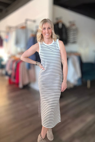 Charlie B Sleeveless Scuba Dress - The Funky Zebras Clear Lake