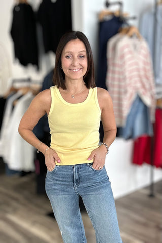 Charlie B Sunshine Tencel Tank Top - The Funky Zebras Clear Lake