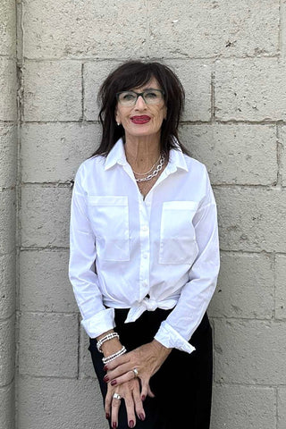 Charlie B White Button Down - The Funky Zebras Clear Lake