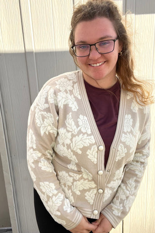 Coco Y Club Kelsey Printed Cardigan - The Funky Zebras Clear Lake