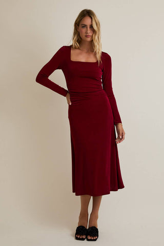 Lana Square Neck Dress