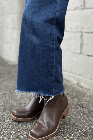 Dagney Short Chocolate Boot - The Funky Zebras Clear Lake