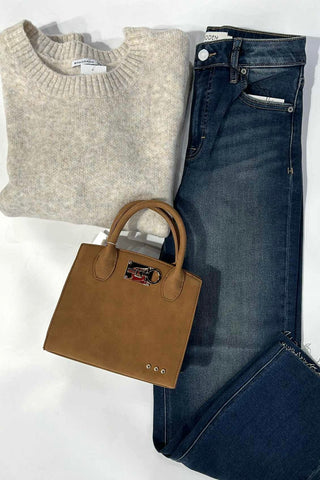 Dark Vintage Clean Stretch Dad Jean - The Funky Zebras Clear Lake