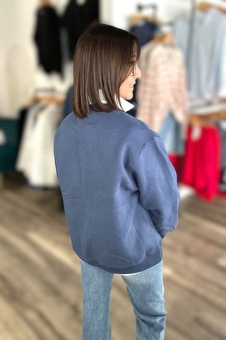 Docking the Boat Graphic Sweatshirt - The Funky Zebras Clear Lake