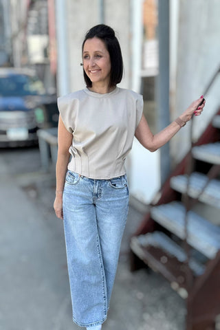 Easton Light Waish Wide Leg Denim - Just Dani Boutique + Color Studio