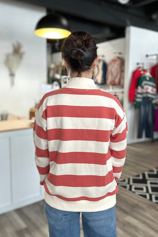 French Terry Half Zip Sweatshirt - 2 Colors - The Funky Zebras Clear Lake