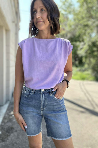 Gretchen High Rise Vintage Bermuda Shorts - The Funky Zebras Clear Lake