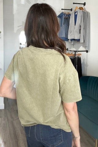 Heather Loose Fit Short Sleeve - The Funky Zebras Clear Lake