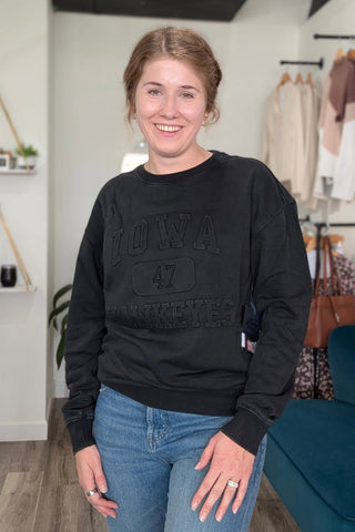 Iowa Crew Sweatshirts - The Funky Zebras Clear Lake