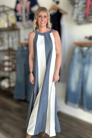 Isabella Halter Maxi - The Funky Zebras Clear Lake