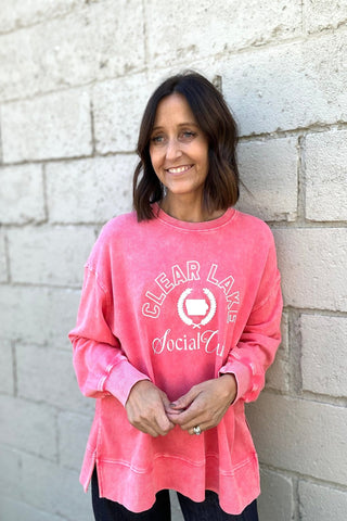 Kaitlyn Social Club Pullover - The Funky Zebras Clear Lake