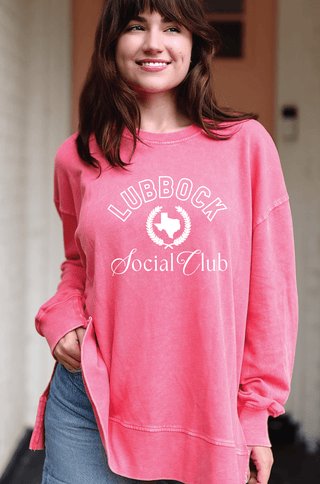 Kaitlyn Social Club Pullover - The Funky Zebras Clear Lake