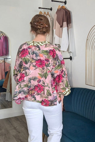 Karmen Short Kimono/Wrap/Top - The Funky Zebras Clear Lake