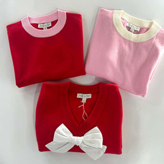 Linzey Color Block Sweater Top - 2 Colors - The Funky Zebras Clear Lake