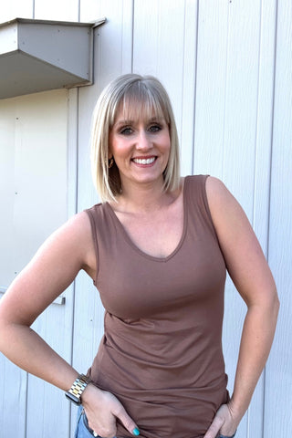 Lola Layering Tank - 3 COLORS - The Funky Zebras Clear Lake