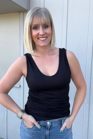 Lola Layering Tank - 3 COLORS - The Funky Zebras Clear Lake