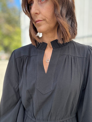 Lorena Black Maxi Dress - The Funky Zebras Clear Lake