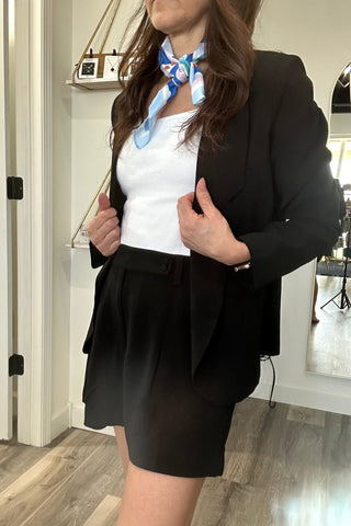 Marci Black Shorts - The Funky Zebras Clear Lake