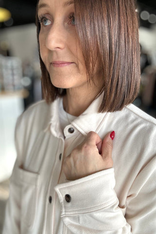 Marissa Soft Button Up - The Funky Zebras Clear Lake