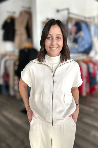 Mollie Modal Sleeveless Turtleneck - The Funky Zebras Clear Lake