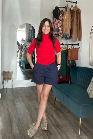 Nyla Nautical Shorts - The Funky Zebras Clear Lake