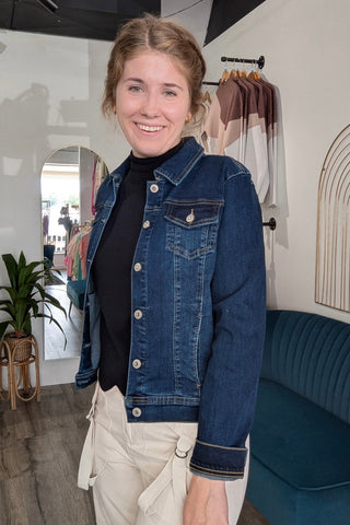 Olivia Scallop Hem Top - The Funky Zebras Clear Lake