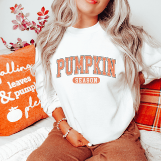 Pumpkin Season Fall Sweatshirt - The Funky Zebras Clear Lake