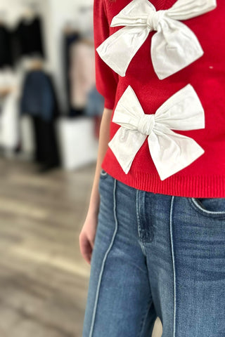 Sasha Dark Wash Pintuck High Rise Wide Leg Jeans - The Funky Zebras Clear Lake