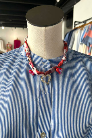 Scarf Necklace - The Funky Zebras Clear Lake