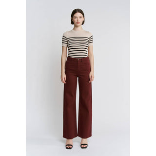 Sophia High Rise Wide Leg Pants - The Funky Zebras Clear Lake