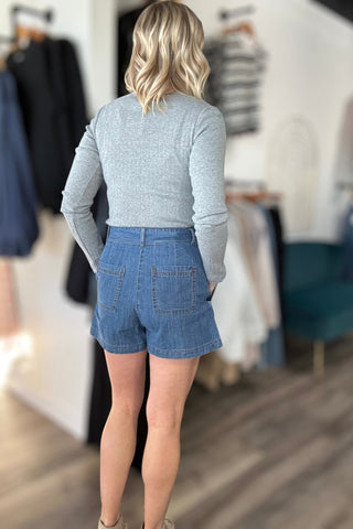 Sophie Paper Bag Shorts - The Funky Zebras Clear Lake