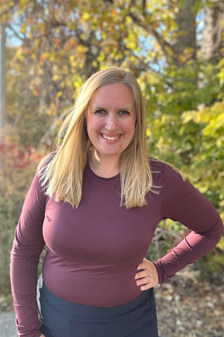 Storm Creek Long Sleeve in Merlot - The Funky Zebras Clear Lake