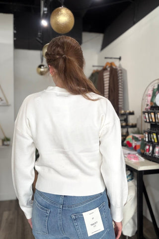 Sylvie ROUND NECKLINE BUTTON CLOSURE CARDIGAN - The Funky Zebras Clear Lake