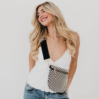 Westlyn Woven Bum Bag - The Funky Zebras Clear Lake