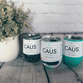 Caus Small Black Camo Drink Tumbler - The Funky Zebras Clear Lake