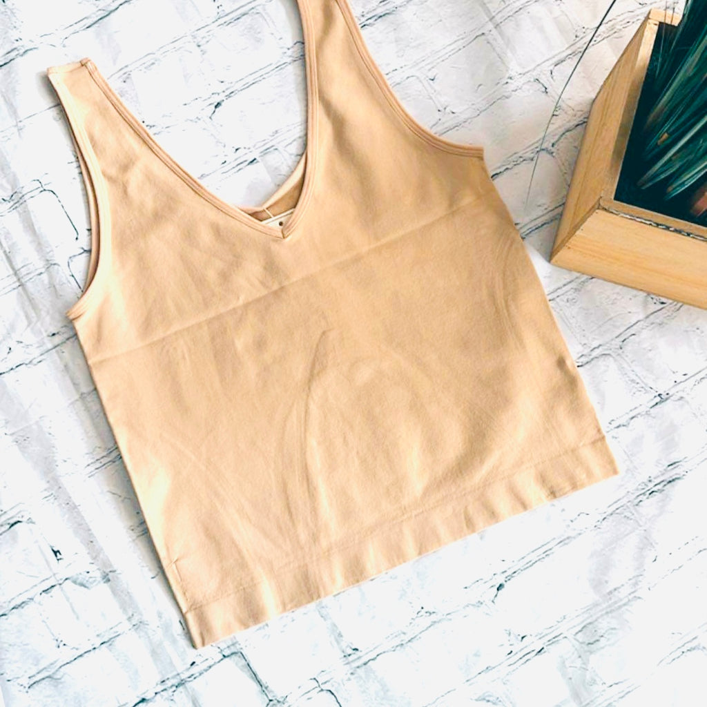 Shari Seamless Reversible Tank-Accessories-Yelete-The Funky Zebras Clear Lake | Women's Fashion Boutique in Clear Lake, Iowa