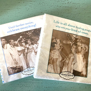 Quote Napkins-The Funky Zebras Clear Lake-The Funky Zebras Clear Lake | Women's Fashion Boutique in Clear Lake, Iowa