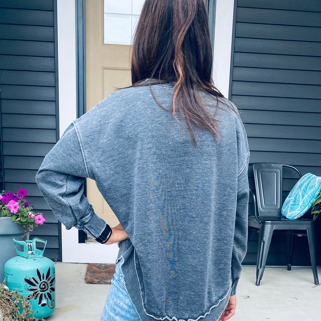 Campus Pullover-ChickaD-The Funky Zebras Clear Lake | Women's Fashion Boutique in Clear Lake, Iowa