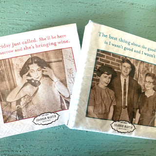 Quote Napkins-The Funky Zebras Clear Lake-The Funky Zebras Clear Lake | Women's Fashion Boutique in Clear Lake, Iowa