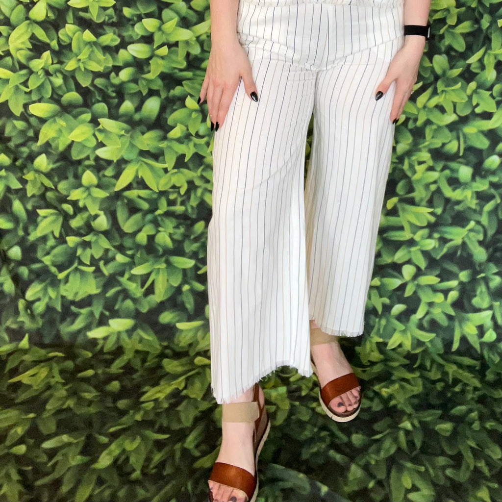 Isabelle Wide Leg Pants-Bottoms-Hem & Thread-The Funky Zebras Clear Lake | Women's Fashion Boutique in Clear Lake, Iowa