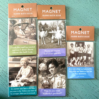 Quote Magnets - The Funky Zebras Clear Lake